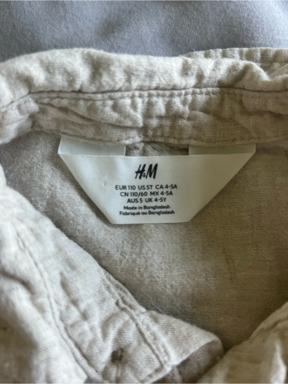 H&M toddler boy shirt